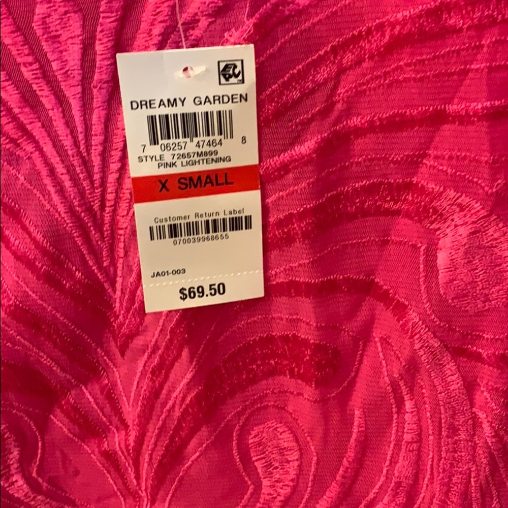 INC hot pink shirt